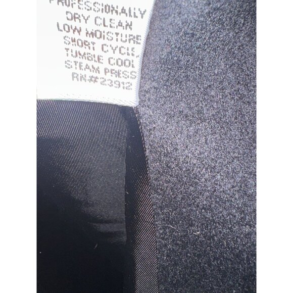 Vintage Forecaster Of Boston Wool Blend Long Overcoat Black Made In Usa - Picture 7 of 14